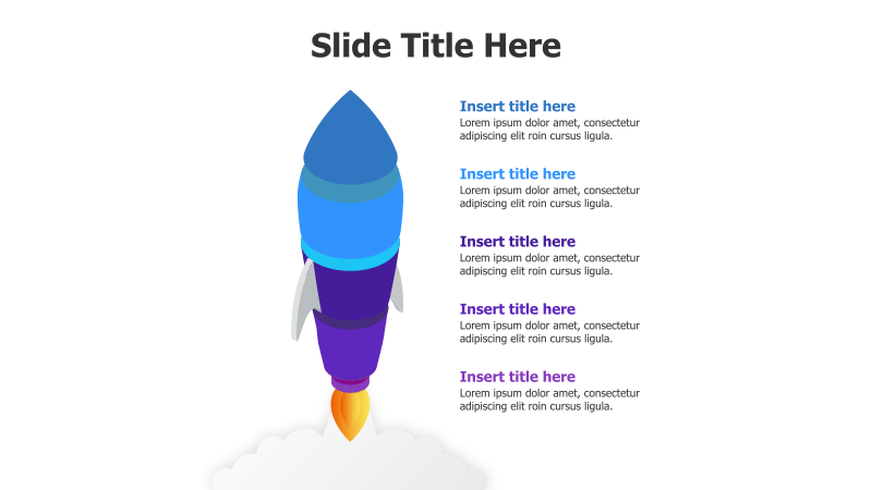5-Point Rocket Infographic