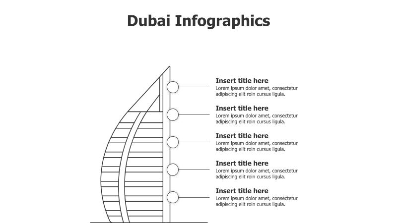 5-Point Burj Al-Arab Infographic