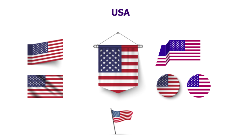 USA Flag Variations