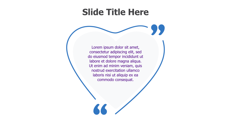 Heart-Shaped Quote