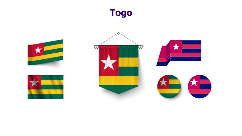 Togo Flag Variations