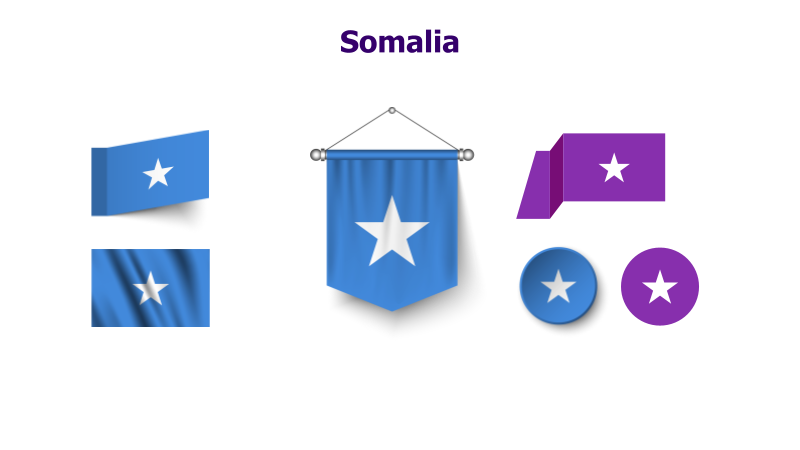 Somalia Flag Variations