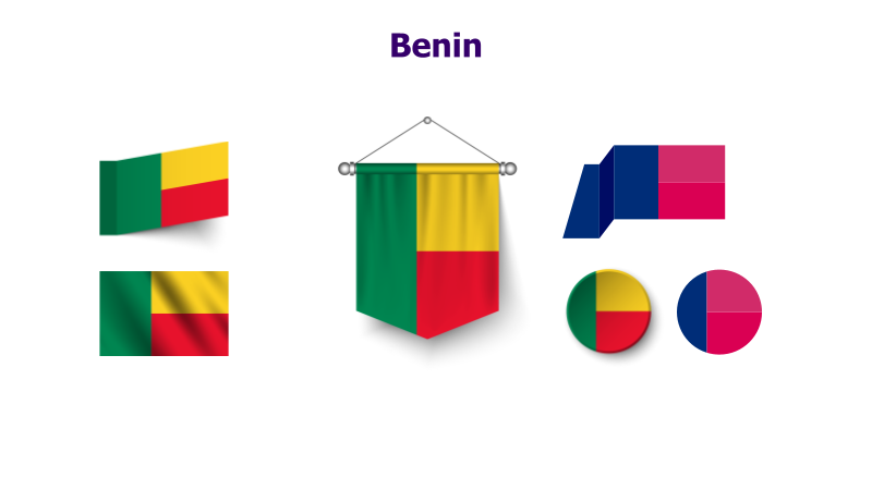 Benin Flag Variations