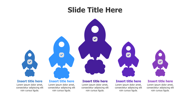 5-Step Rocket Launch Infographic