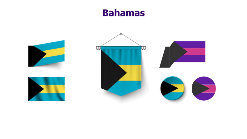 Bahamas Flag Variations
