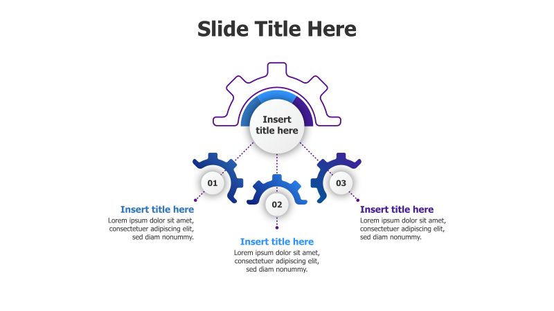 3-Step Gear Process Diagram