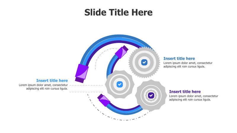 3-Stage Circular Process with Gears