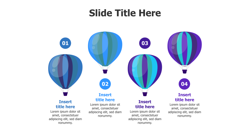 4-Point Hot Air Balloon Infographic