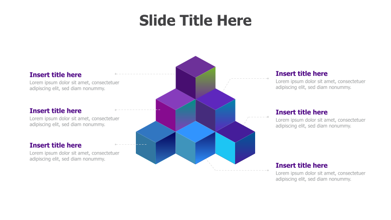 6-Level 3D Cube Diagram