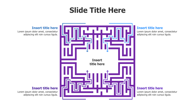 4-Point Maze Infographic