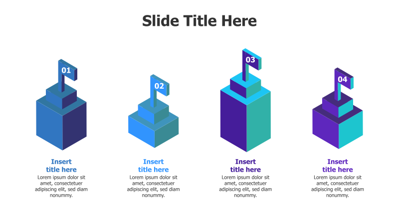 4-Step 3D Platform Infographic