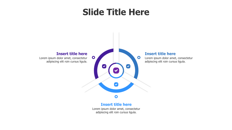 3-Point Circular Infographic