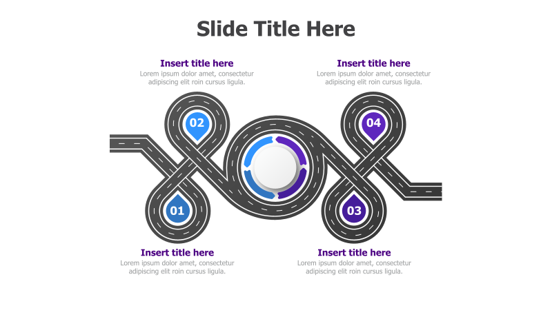 4-Point Roadmap Infographic