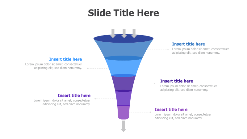 5-Level Funnel Diagram