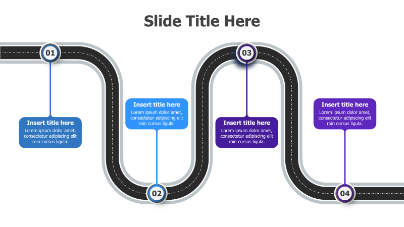 4-Step Roadmap Infographic