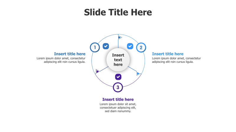 3-Step Circular Process Flow