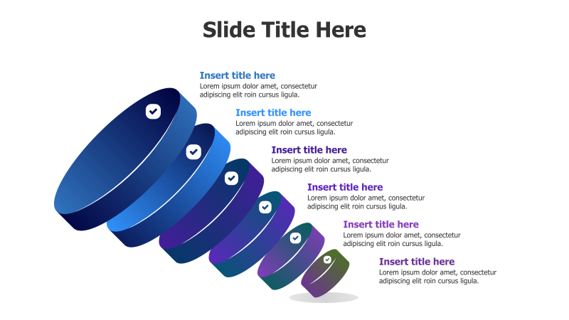 6-Level 3D Stacked Blocks Diagram