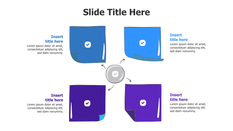 4-Point Branching Infographic