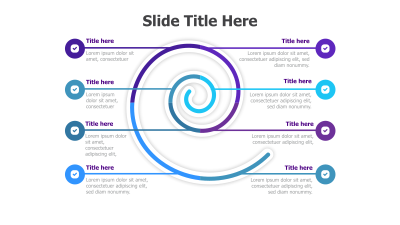 8-Point Spiral Process Diagram