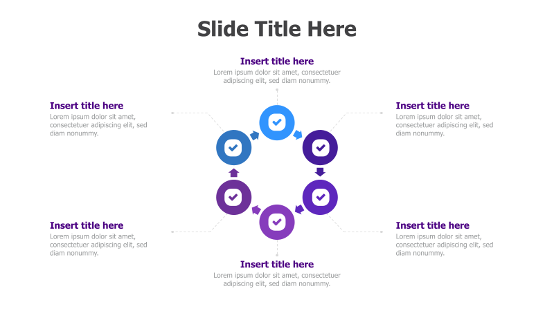 6-Point Circular Process with Arrows