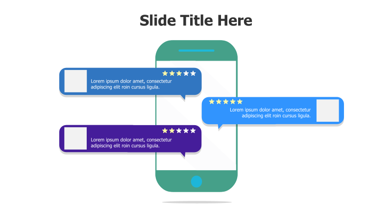 Phone Testimonials Infographic