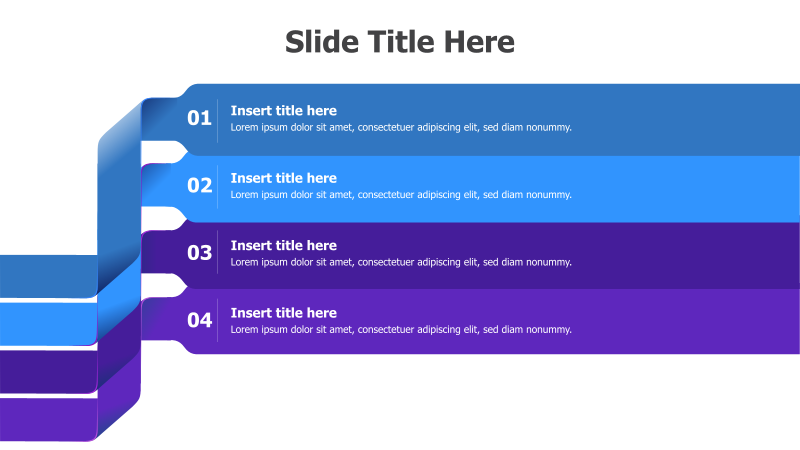 4-Step 3D Ribbon Diagram