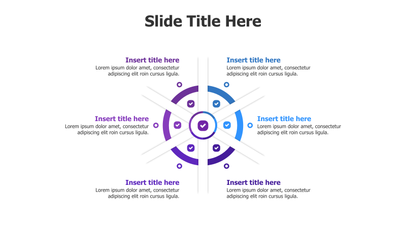 6-Point Circular Infographic