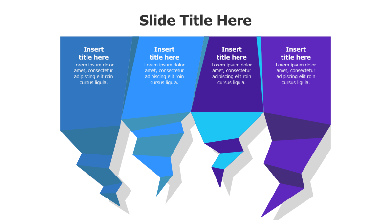 4-Part Segmented Infographic