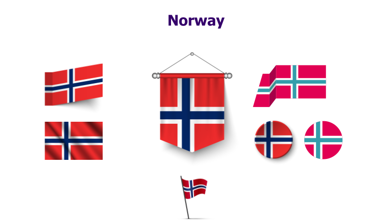 Norway Flag Variations