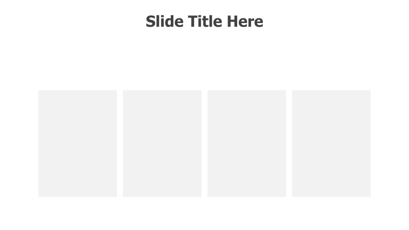 Four Image Placeholder Slide