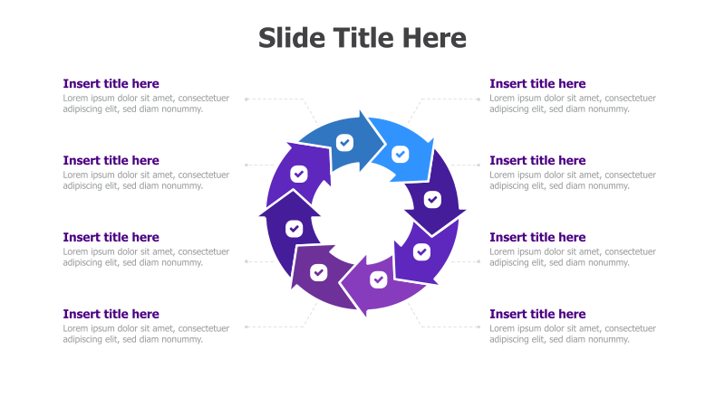 8-Point Circular Process with Arrows