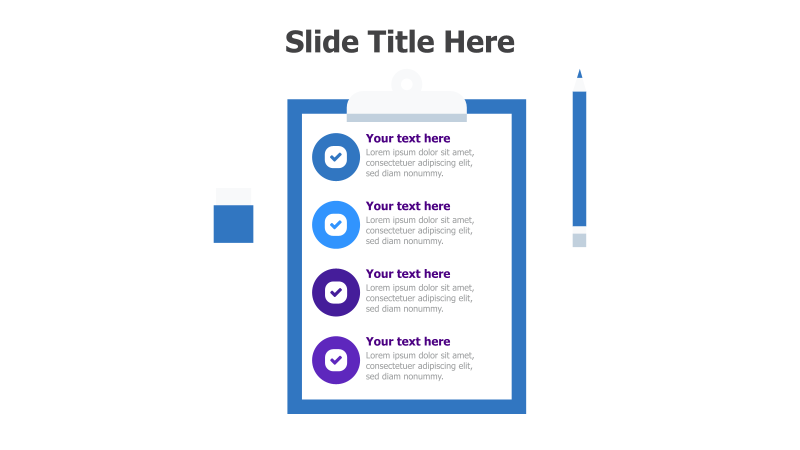 Checklist with Rounded Rectangles