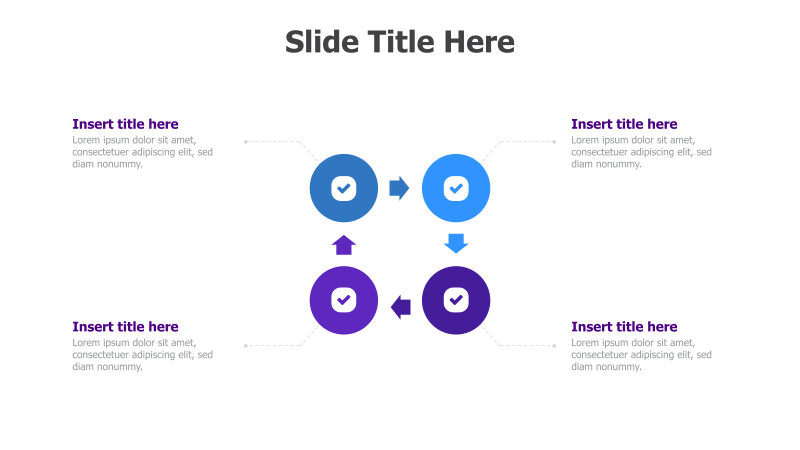 4-Point Circular Process with Arrows