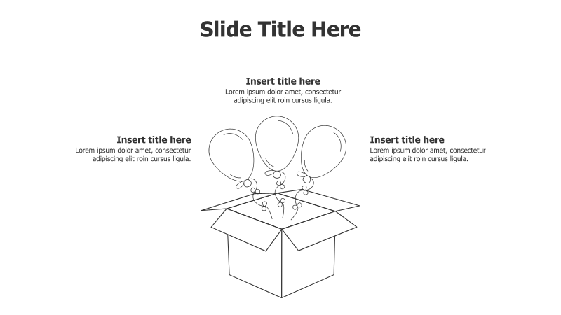 Balloons Out of Box Infographic