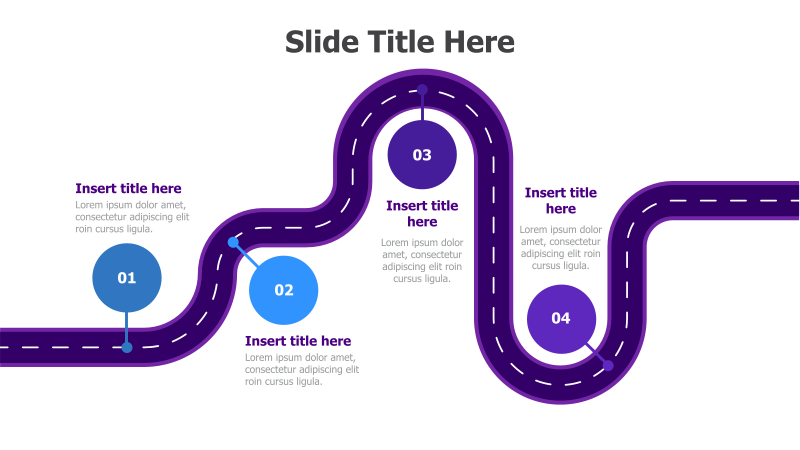 4-Point Roadmap Infographic