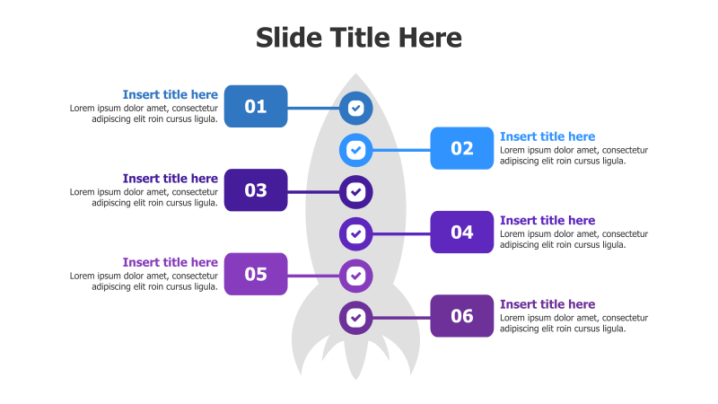6-Step Rocket Launch Infographic