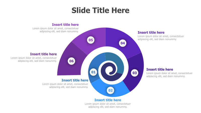 6-Point Spiral Process Diagram