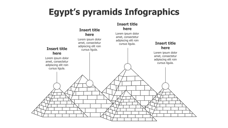 4-Point Pyramid Infographic