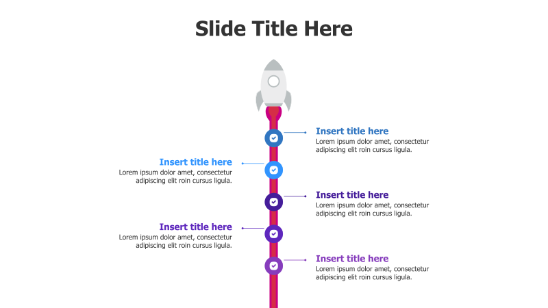 5-Step Rocket Launch Infographic
