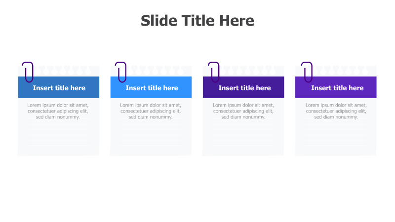 4-Point Sticky Notes Agenda
