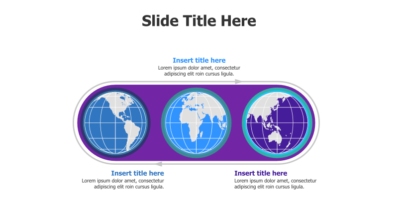 3-Point Global Connection Infographic