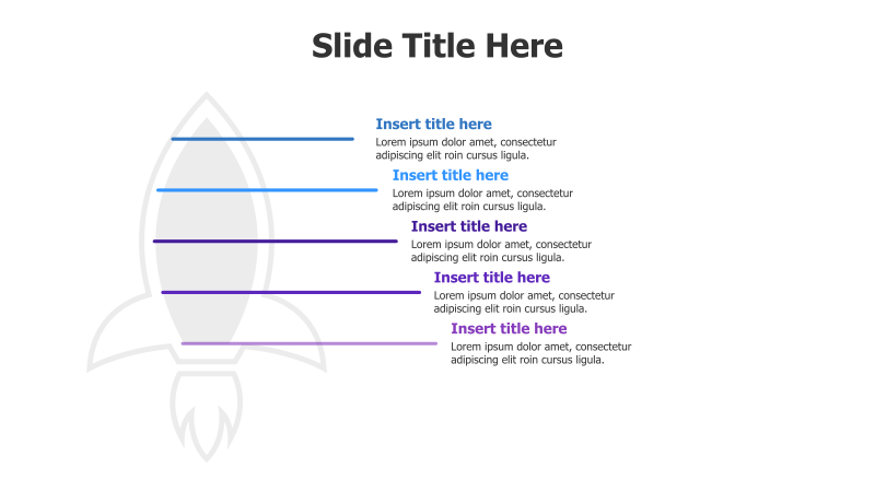 5-Point Rocket Infographic