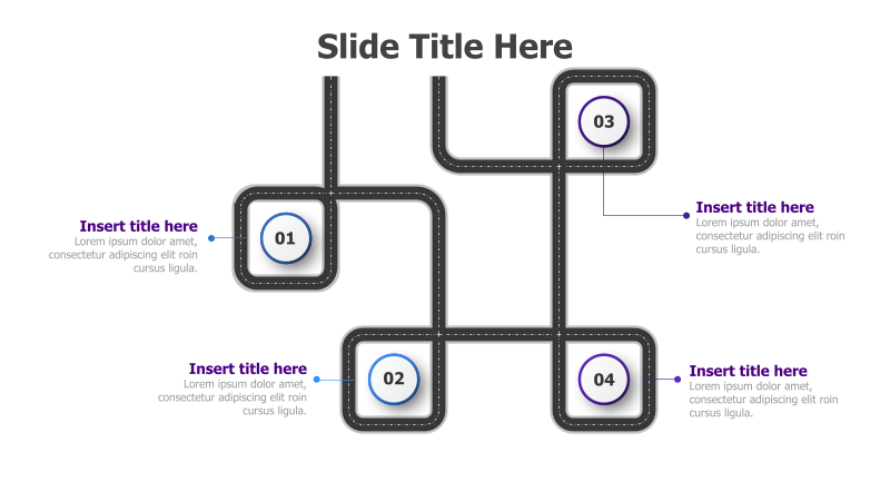 4-Step Roadmap Infographic