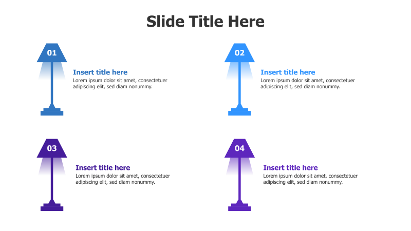 4-Point Lamp Infographic
