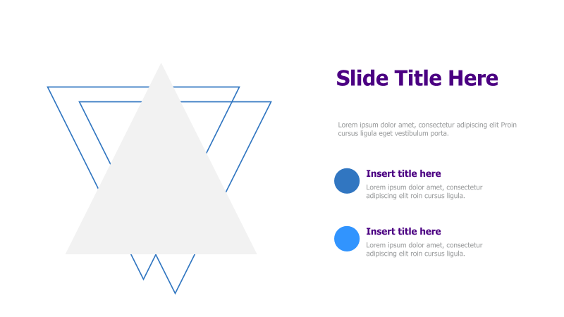 Abstract Triangle Diagram
