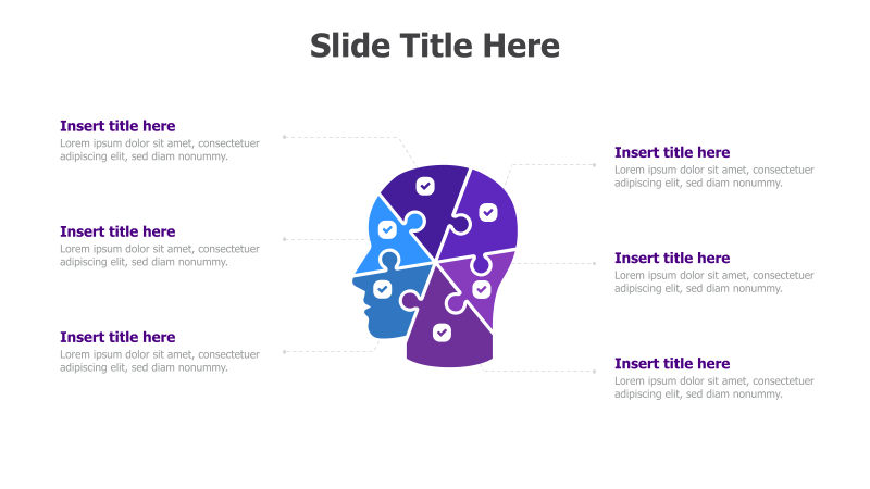 6-Point Puzzle Brain Diagram