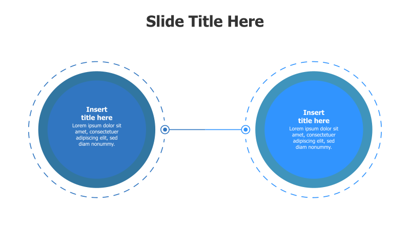 2-Point Connected Circle Infographic