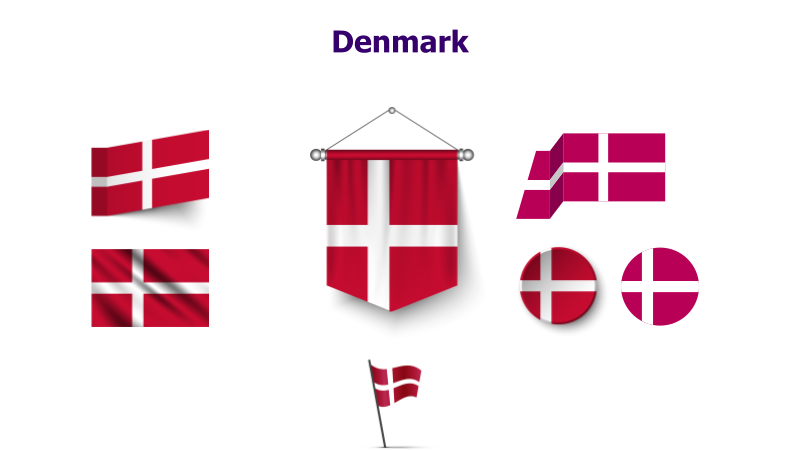 Denmark Flag Variations