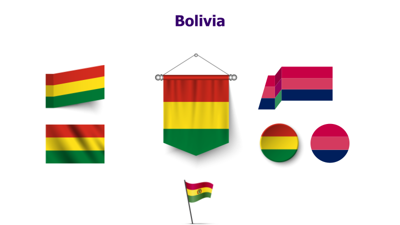 Bolivia Flag Variations