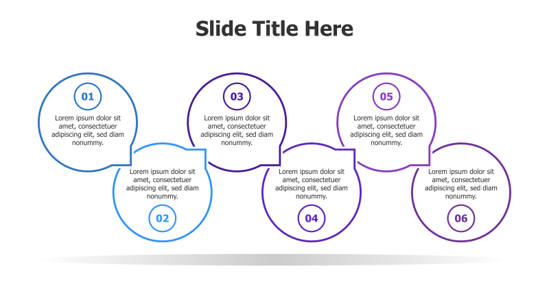6-Point Circular Infographic